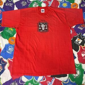 Vintage 1995 New Orleans Voodoo Gris Mens Sz XL X-Large T-Shirt Rare Graphic